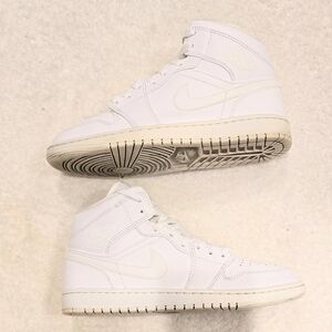 Jordan White High-Top Sneakers